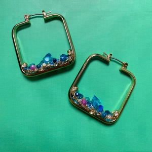 Unique Chic Baroque Style Crystal Earrings